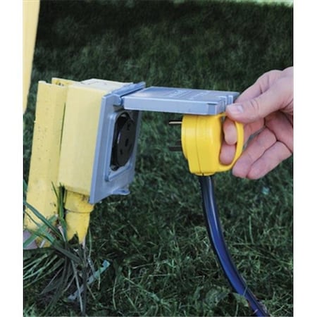 Light House Beauty 55283 RV 30 Amp Mini Power Grip Plug LI89802